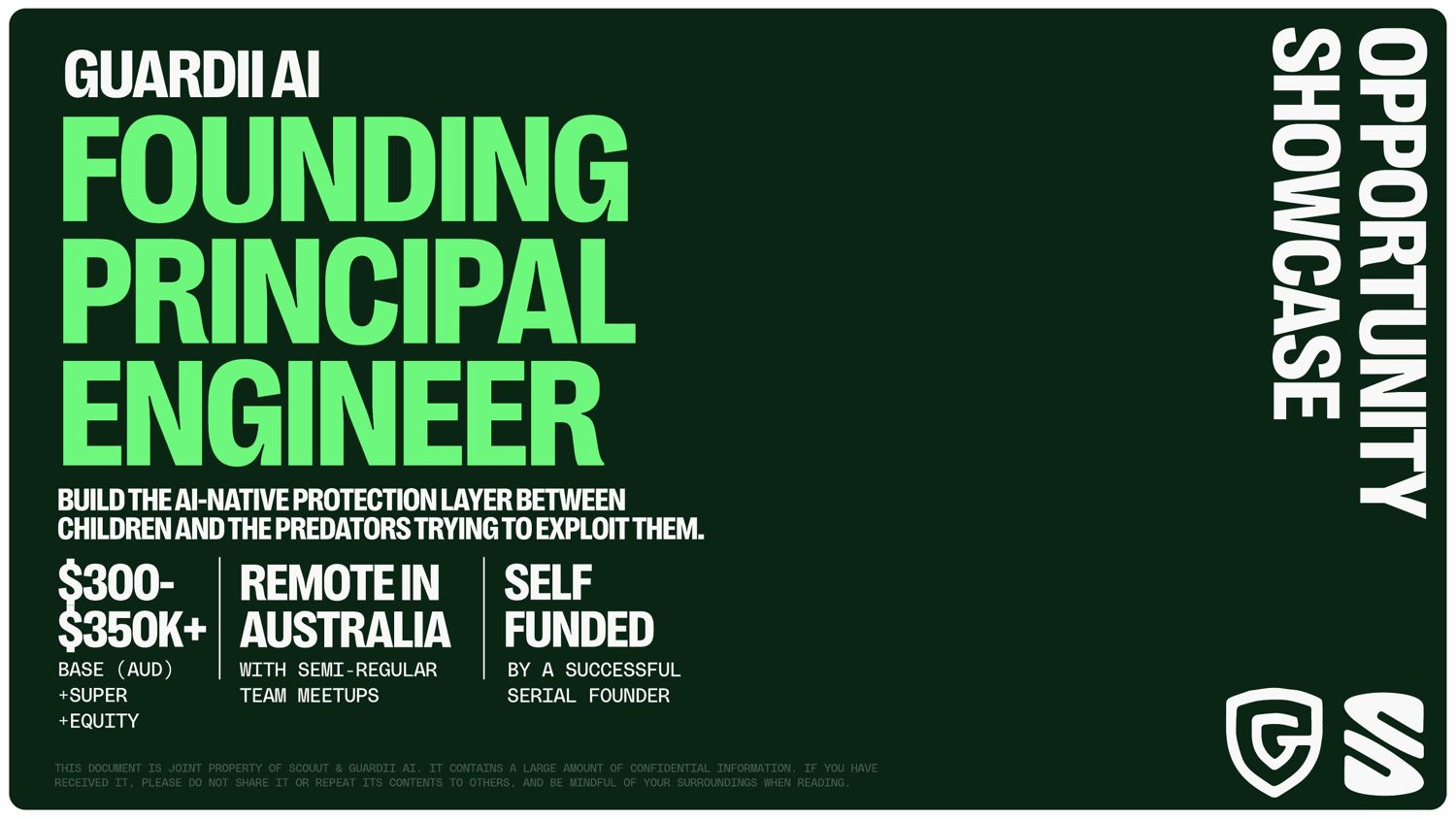 Guardii AI Opportunity Showcase cover - Founding Principal Engineer