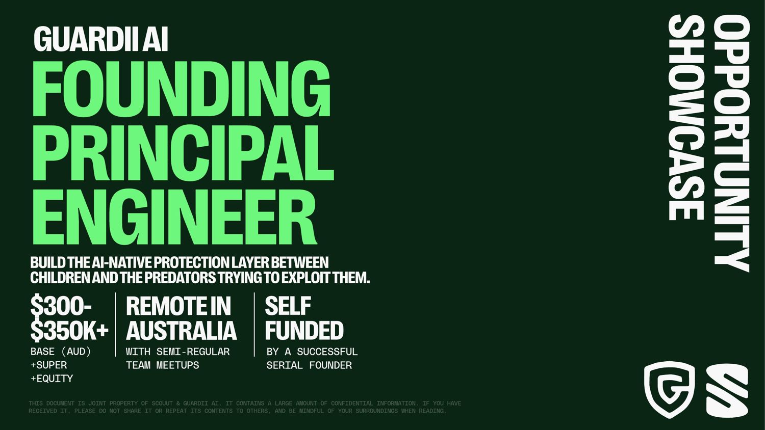 Guardii AI Opportunity Showcase cover - Founding Principal Engineer
